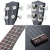 Import 21 Inch 12 Fret Guitar Ukulele nylon Strings Hawaii Acoustic  Ukulele Guitar black color from China