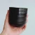 Import 215ml Japanese  inner white outer matte black glossy rim Personal Hand made Ceramic porcelain coffee tea mug cup no handle from China
