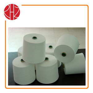 21S Siro spun yarn CVC yarn 55% cotton 45% polyester blended yarn