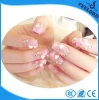 24pcs 3D fashion artificial decoration finger nail tips OEM brand full cover false nails artificial fingernails