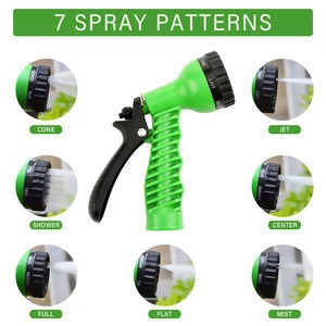 25-150FT Expandable Garden Hose Water Hose with 7 Function High Pressure Spray Nozzle  Flexible Hose with 3/4&quot; plastic connector