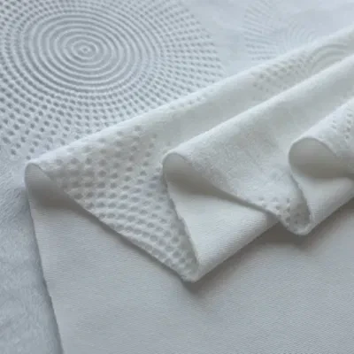 2mm White Velvet Mattress Fabric/Soft Velvet Latex Pillow Fabric