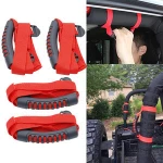 2PCS Car Accessories Roll Bar Mount Grab Handle Handles For Jeep Wrangler JK CJ TJ