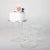 Import 3 4 5 tiers transparent plexiglass pastry display with pillars lights and lids clear acrylic cake stand disc box from China