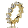 3 gram gold heart shape diamond ring silver zirconia rings designs jewelry women