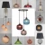 Import 3 Heads 60W Dining Room Glass Lampshade Modern Chandelier LED Pendant Light from China