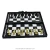 Import 3 in 1 magnetic board game pieces chess set ,checker ,snake and ladder from China