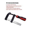 3 PCs Economy Clutch Style Bar Clamp F Clamps for Woodworking with Pad Protector DIY Projects