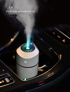320ml Ultrasonic Cool Mist Humidifier USB Car Air Humidifier