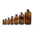 Import 32oz 1L 1000ml amber boston round glass bottle with screw cap for lab from China