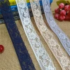 3.5CM quality Organza French fabric Swiss Barry spandex machine warp knitting mesh lace lace decorative wedding fabric