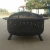 Import 36 inch Big size deep outdoor wood burning fire pit with lattice pattern from China