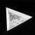 Import 4 color Plastic Triangle Crystal Rhinestone Sorting Container Empty Nail Art Trays For Nail Tool NP80 from China