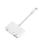4 in 1 SD TF card reader No need app Plug and play connection kit Adapter for iPhone 7/7 Plus/8/8Plus/X for ipad