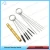 Import 4 SET Airbrush Spray Gun Wash Cleaning Tools Needle Nozzle Brush Glass Cleaning Pot from China