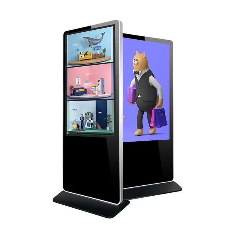 42 Inch Lcd Advertising TV Players OEM/ODM Totem Media Display Player For Commercial Buildings
