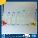 450ml 500ml 15oz Pet Plastic Bottles For Water, Beverage Use