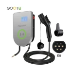 4G Wifi Or Ethernet Type 2 Ev Charger Station 3.5 Inch Lcd Screen Bt App 380V 32A 22Kw Ac Ev Charger With Load Balance