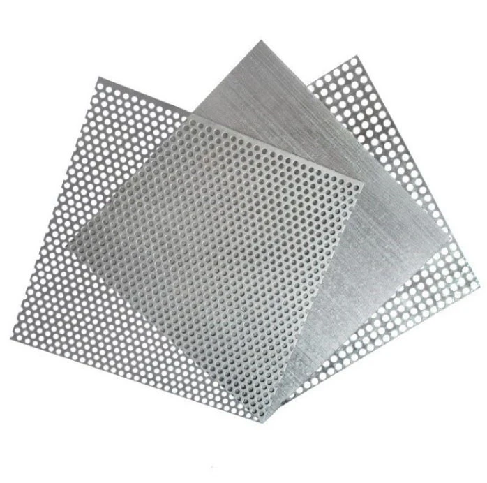 4X8 size 1mm thick round 2 mm hole diameter perforated 304 stainless steel sheet mesh