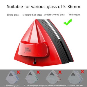 5-30mm Triangle window cleaner double side washing glass window tools