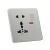 Import 5 pin multi-function socket with switch and neon wall switch socket from China