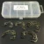 Import 50pcs/Box Carbon Steel Crank Hooks Kit with Fishing Box Fishhooks 2# 1# 1/0# 2/0# 3/0# from China