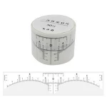 50pcs/lot Disposable Eyebrow Ruler Sticker Microblading Permanent Makeup Stencil Ruler Guide for 3D Eyebrow Accessories