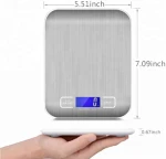 5kg Steel kitchen scale,5kg household scale high preceison,5kg digital scale
