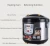 Import 5L Multi-purpose Cooker Round Rice Cooker Stainless Steel Shell Cooking Pot Stew Pot Promotional Gift OEM Selling Products from China