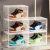 Import 6 Pack Set Stackable Shoe Storage Box trainer storage box Crates protector Plastic Clear Sneaker Box For Shoes Display Shoe Case from China