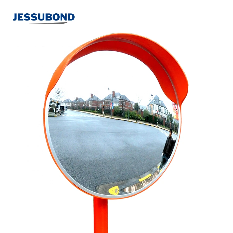 60 cm Round Acrylic / PMMA Security Outdoor Convex Mirror used for Traffic safety