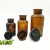 60ml 125ml 250ml 500ml 1000ml Apothecary reagent bottle amber glass wide mouth with stopper