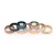 Import 6mm Rainbow Color Plated Blank Stamp 316L surgical stainless steel ring from China