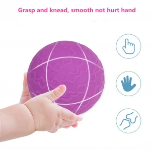 6PC/Set Baby Develop Tactile Senses Toy Textured Multi Ball  Baby Touch Hand Teether Ball Training Massage Soft stress Balls