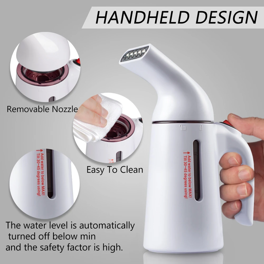 700W Electric mini travel handheld garment steamer iron for clothes