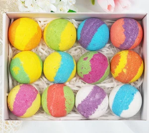 70g hotselling colorful body spa bubble bath bombs for sale