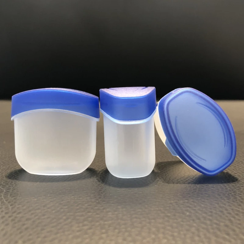 7g petroleum jelly jar packaging with flip cap