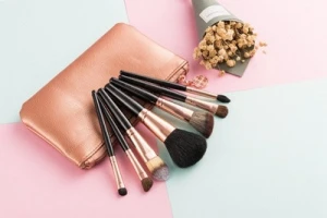 7PCS Rose Gold Makeup Brush Set