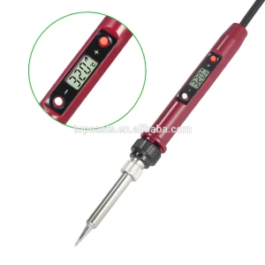 80W Professional Soldering Iron LCD Digital Temperature Adjustable Electric Soldering Iron Mini Soldering Station AC220V