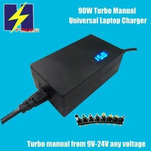 90w LED display Laptop ac/dc Adapter Turbo Manual from 9V-24V for LCD,Laptop,CCTV