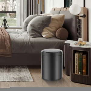 9L Household kitchen intelligent automatic auto sensor dustbins smart trash can garbage waste dust bin Poubelle metal induction