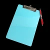A4 acrylic transparent plastic folder Customized Transparent High Color Acrylic Clipboard for school and office