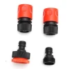 ABS Plastic Garden 1/2&quot; Female Water Irrigation Hose Pipe Quick Connector Set