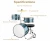 Import Acrylic Musical Instruments Price Children Digital Cymbals And Accessories Drum Set Microphone Professional from China