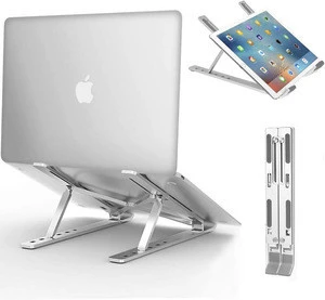 Adjustable Aluminum Laptop Stand Computer Tablet Accessories,Ergonomic Foldable Portable Desktop Holder for MacBook Air Pro
