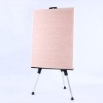 Adjustable Aluminum tripod stand metal painting easel 165cm/52cm