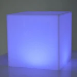 advertising acrylic cube shape light box display racks