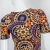 Import African Short Sleeve Knee Length Cotton Ethnic Ladies Dress from China