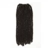 Afro Dreadlocks Sister Locks Braid Hair Extension Brown Ombre Crochet Braids 80 Strands 20 inch Reggae Synthetic Hair For Women