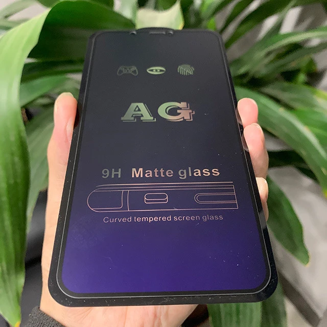AG matte anti blue tempered glass screen protector for iphone 11 for samsung for huawei
